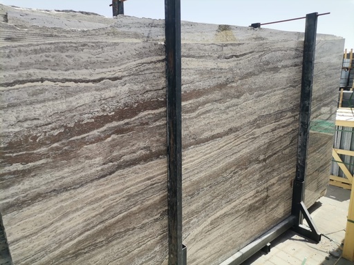 [Marble IRAN - IMG-20231221-WA0140] Silver Travertine(Filled)